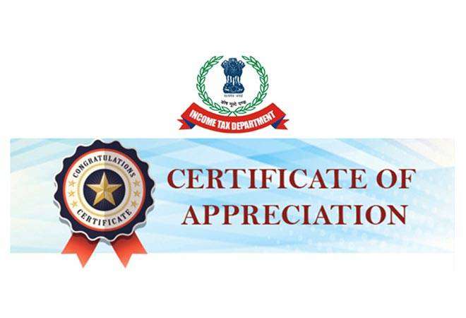 Certificate of Appreciation